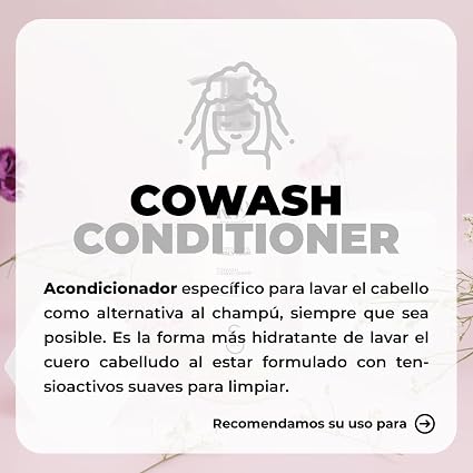 K89 - Professional Curly Hair Cowash Acondicionador Limpiador con Aceite de Argán 500 ml - Lava sin Champú e Hidrata el Rizo Seco - Método Curly