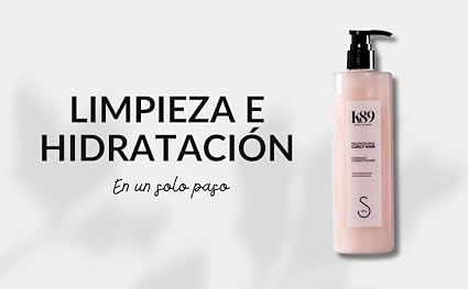 K89 - Professional Curly Hair Cowash Acondicionador Limpiador con Aceite de Argán 500 ml - Lava sin Champú e Hidrata el Rizo Seco - Método Curly