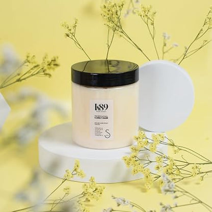 K89 - Professional Curly Hair Mascarilla Hidratante con Manteca de Karité, Aceite de Coco y B5 500 ml - Hidrata el Rizo Extraseco - Método Curly