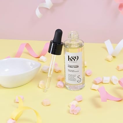 K89 - Professional Curly Hair Protein Concentrate Concentrado de Proteína con Soja y Colágeno 30 ml - Fortalece el Rizo Dañado - Método Curly