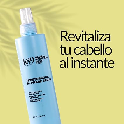 K89 - Sweet Care Global Moisturizing Bi-Phase Spray Hidratante Bifásico sin Aclarado con Ácido Hialurónico 250 ml - Desenreda e Hidrata sin Peso