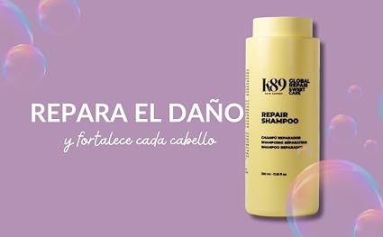 K89 - Sweet Care Repair Shampoo Champú Reconstructor con Proteínas Keravis 330ml - Repara el Cabello Dañado por Tinte, Decoloración y Plancha