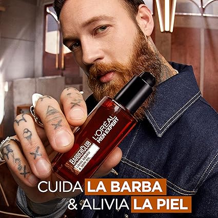 L'Oréal Paris Men Expert Barber Club Aceite para Barba Larga y Rostro