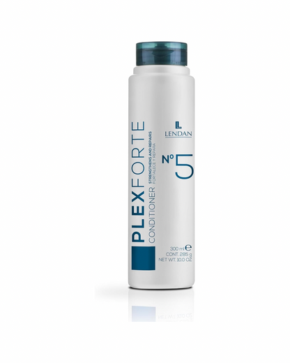 LENDAN - Plex Forte Nº5 Conditioner Acondicionador en Crema 300 ml - Reduce la Rotura y Devuelve la Fuerza - Brillo y Suavidad sin Apelmazar