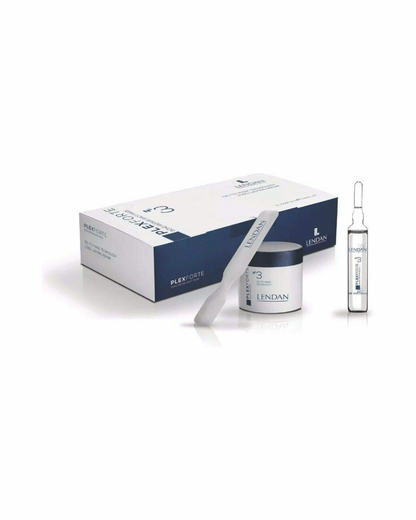 LENDAN - Plex Forte Nº3 Bond Repair Shot Mask Oil to Mask Ampollas Reparadoras 6x13ml - Reparación Instantánea Dura hasta 10 Lavados - Cabello Dañado