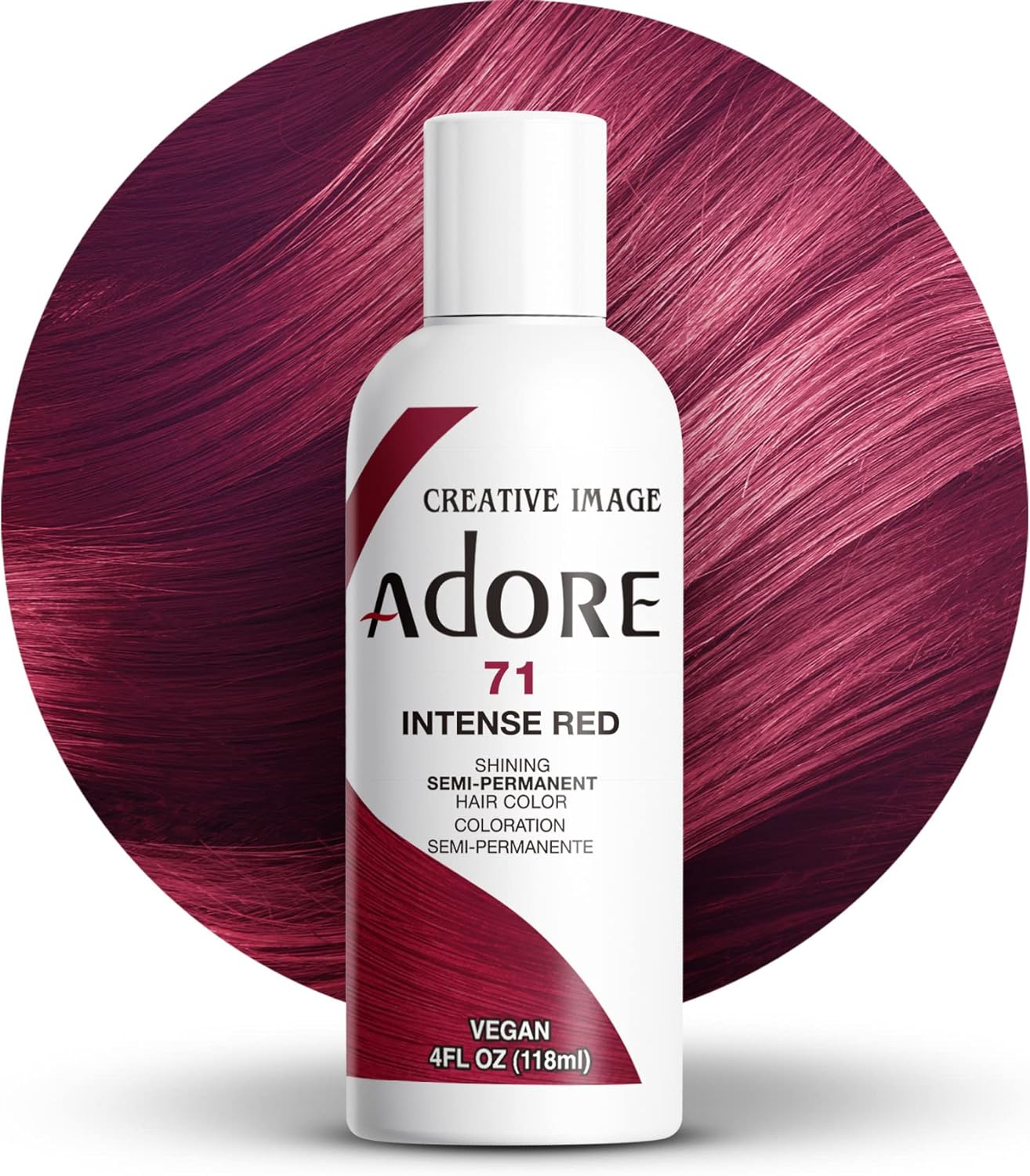 Adore Shining Semi-Permanent Hair Color – Tinte semipermanente (118 ml) | Color sin amoníaco y amplia gama de tonos