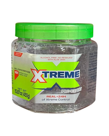 Wetline Xtreme Professional Gel de estilismo para líneWetline Xtreme Professional – Gel de estilismo Extra Hold (15.72 oz / 450 g aprox.) | Fijación extra fuerte para definición duradera sin frizza húmeda de agarre extra, 15.72 onzas