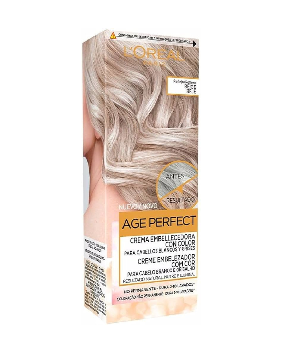 L'Oreal Paris Age Perfect Crema Embellecedora con Color, Tono Beige