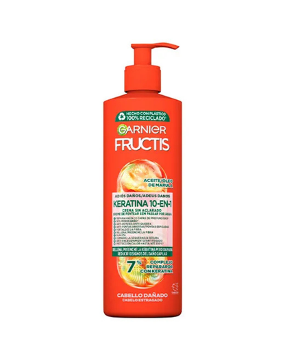 Garnier Fructis Goodbye Damage 10 en 1 – Leave-In Sin Aclarado para Cabello Dañado – 400 ml