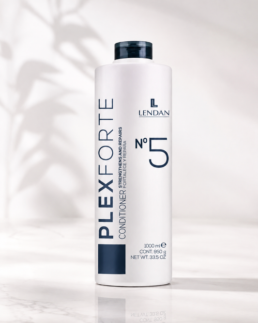 LENDAN - Plex Forte Nº5 Conditioner Acondicionador en Crema 1000 ml - Reduce la Rotura y Devuelve la Fuerza - Brillo y Suavidad sin Apelmazar