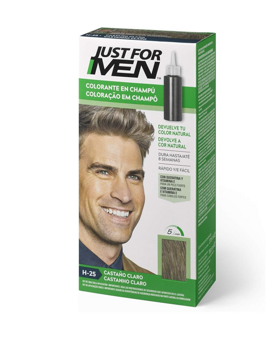 Just For Men Colorante en Gel – Tono Castaño Claro H-25