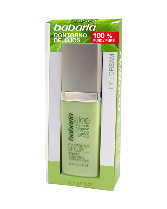 Babaria Contorno de Ojos Antiarrugas con Aloe Vera – 15 ml