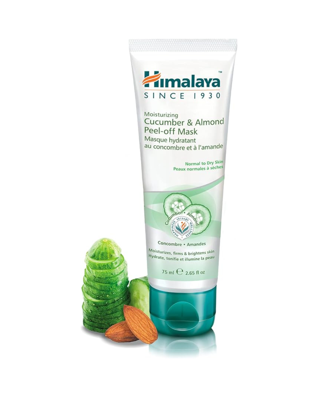 Himalaya Moisturizing Cucumber & Almond Peel-Off Mask – 75 ml