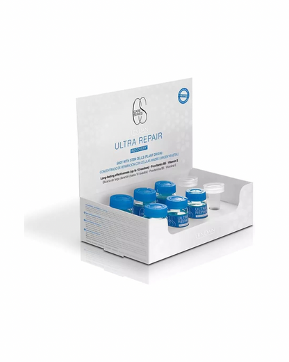 LENDAN - Recovery Ultra Repair Booster Concentrado Súper Reparador 6 x 10 ml - Cabellos muy Dañados - con Células Madre Vegetales, Ceramidas y Provitamina B5 - Repara desde el Interior y Aporta Brillo