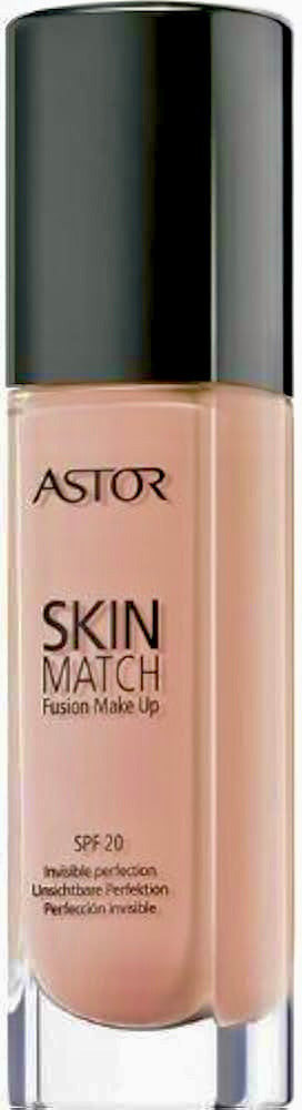 Base de Maquillaje Astor Skin Match con protección SPF20