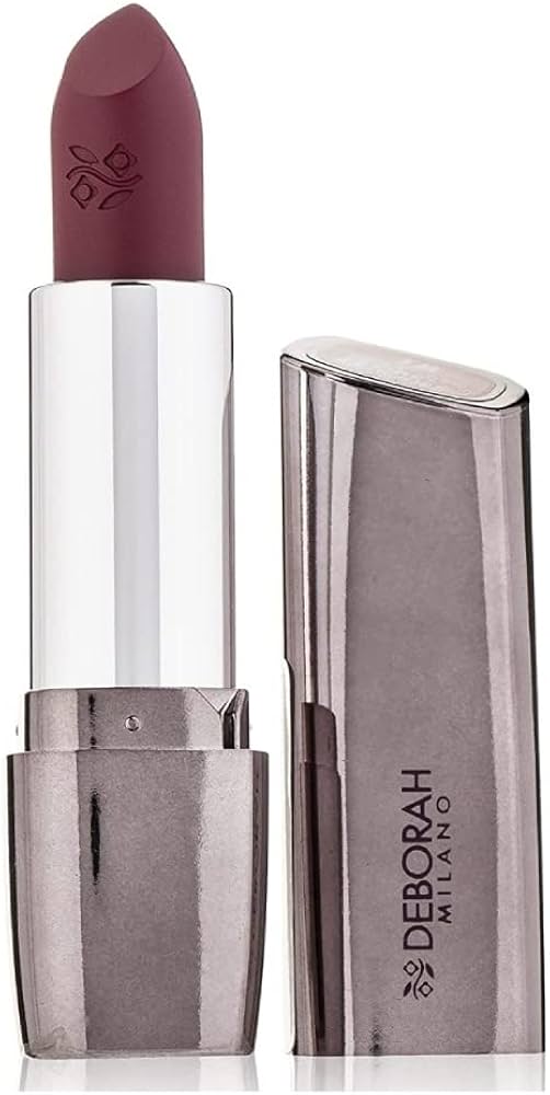 Deborah Milano Red Long Lasting Lipstick – Pintalabios larga duración con aroma frutal