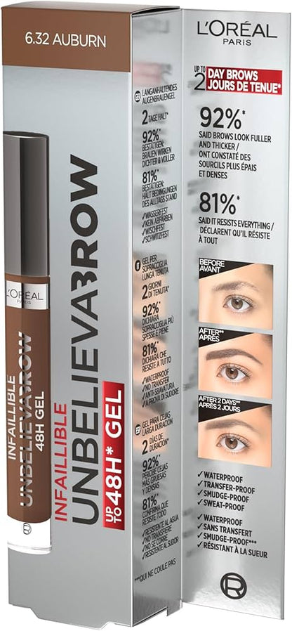 L'Oréal Paris Unbelieva Brow gel de cejas larga duración 3.0