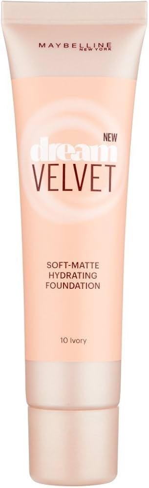 Maybelline - New York Dream Velvet Soft Matte Foundation 30ml - Base de Maquillaje Hidratante