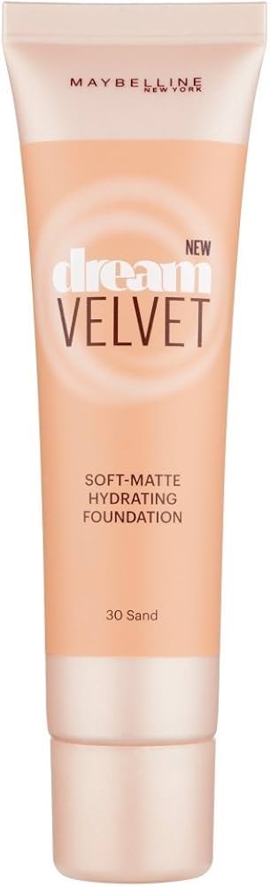 Maybelline - New York Dream Velvet Soft Matte Foundation 30ml - Base de Maquillaje Hidratante