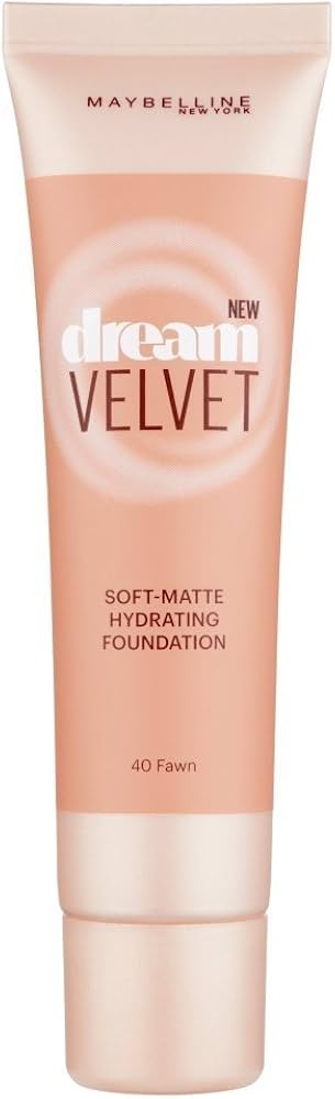 Maybelline - New York Dream Velvet Soft Matte Foundation 30ml - Base de Maquillaje Hidratante