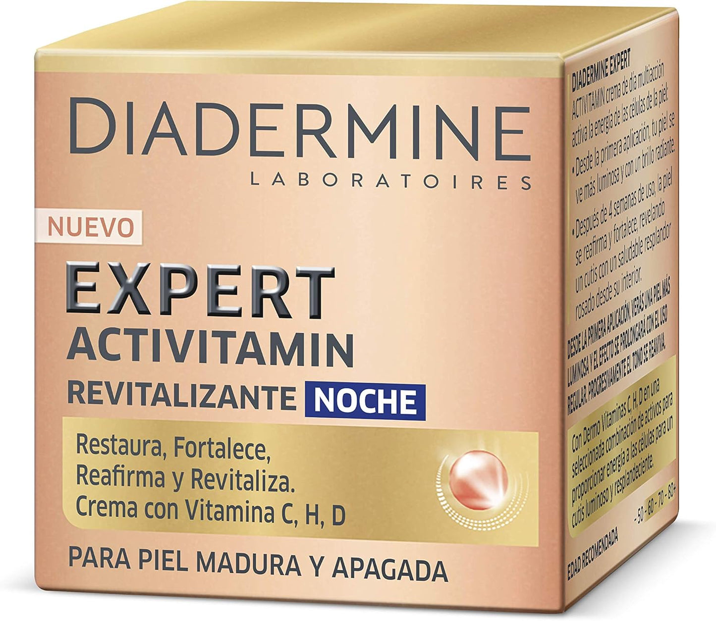 Diadermine Expert Activitamin - Crema Revitalizante Noche, 50 ml