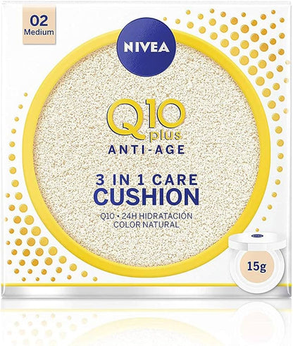 NIVEA Q10 Plus Anti-Edad 3en1 Cushion – 15 ml