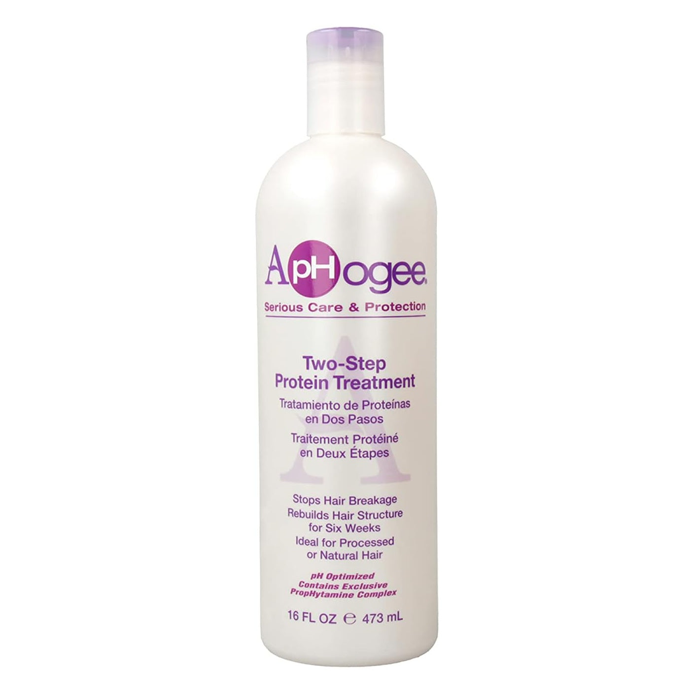 ApHogee Tratamiento de Proteínas en Dos Pasos 473 ml - Reparación intensiva para cabello muy dañado