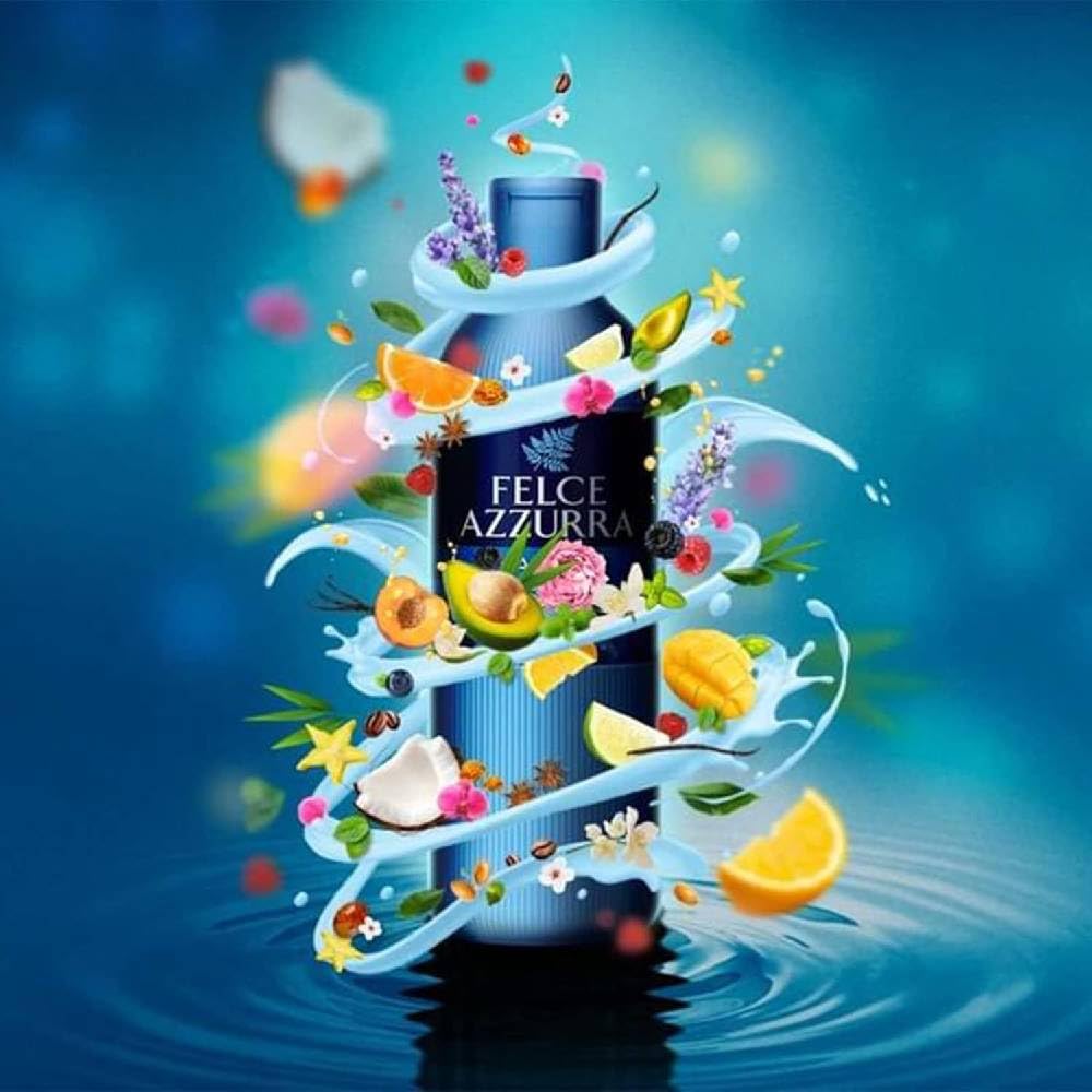 Felce Azzurra Classico - Gel de Baño, Perfume Inconfundible, Hidrata la Piel - 650 ml