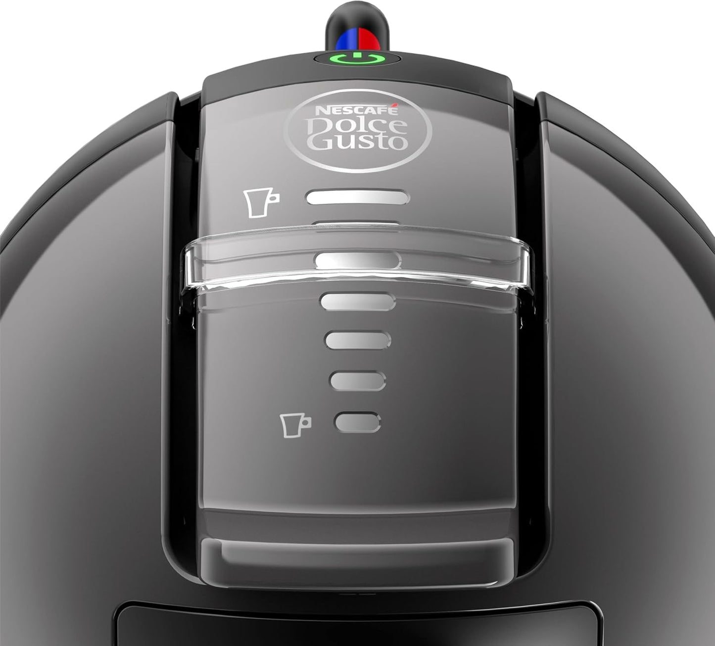 Krups Nescafé Dolce Gusto Mini Me Cafetera, capacidad 0.8 L, bebidas frías o calientes, Play&Select, Thermoblock, 35 tipos café, Negra, KP1238