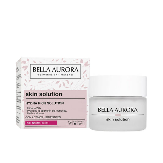 BELLA AURORA - Cosmética Facial - HYDRA RICH crema hidratante intensiva antimanchas SPF15 50 ml
