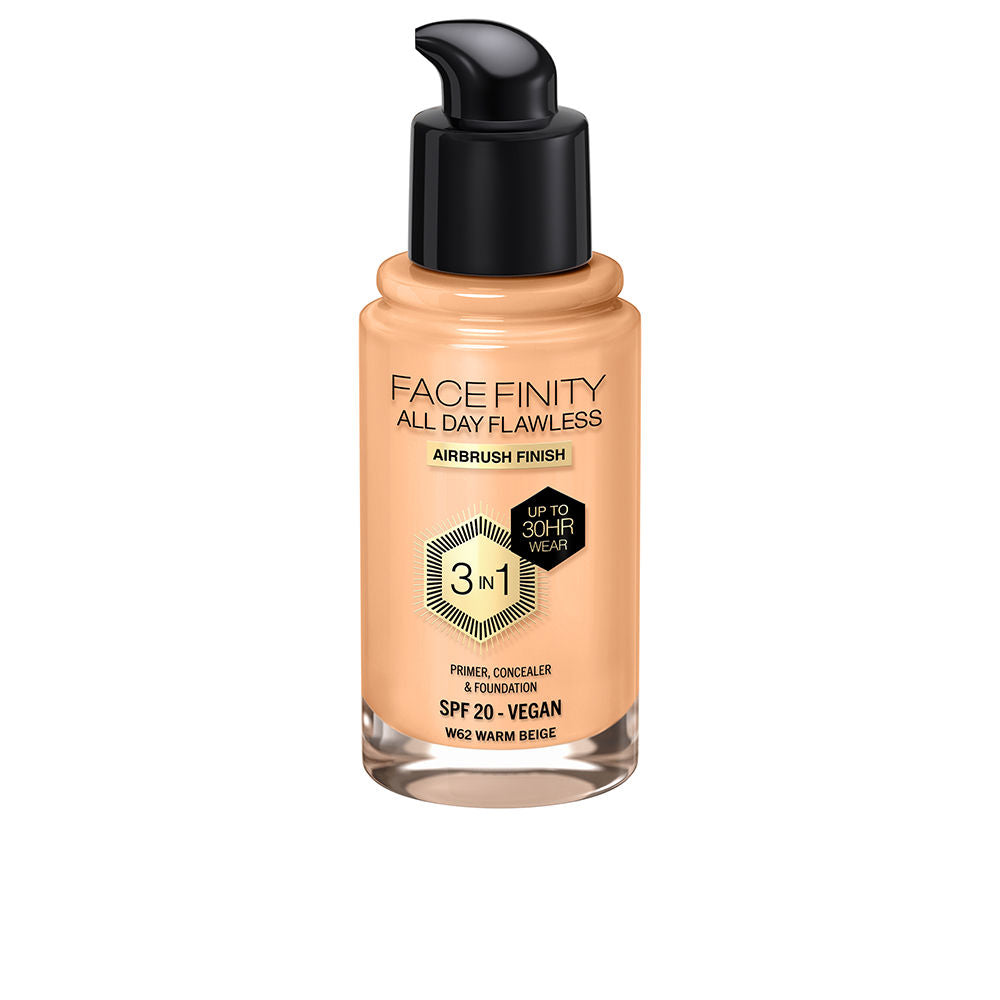 MAX FACTOR - Maquillaje - FACEFINITY ALL DAY FLAWLESS 3 IN 1 / (24 opciones)