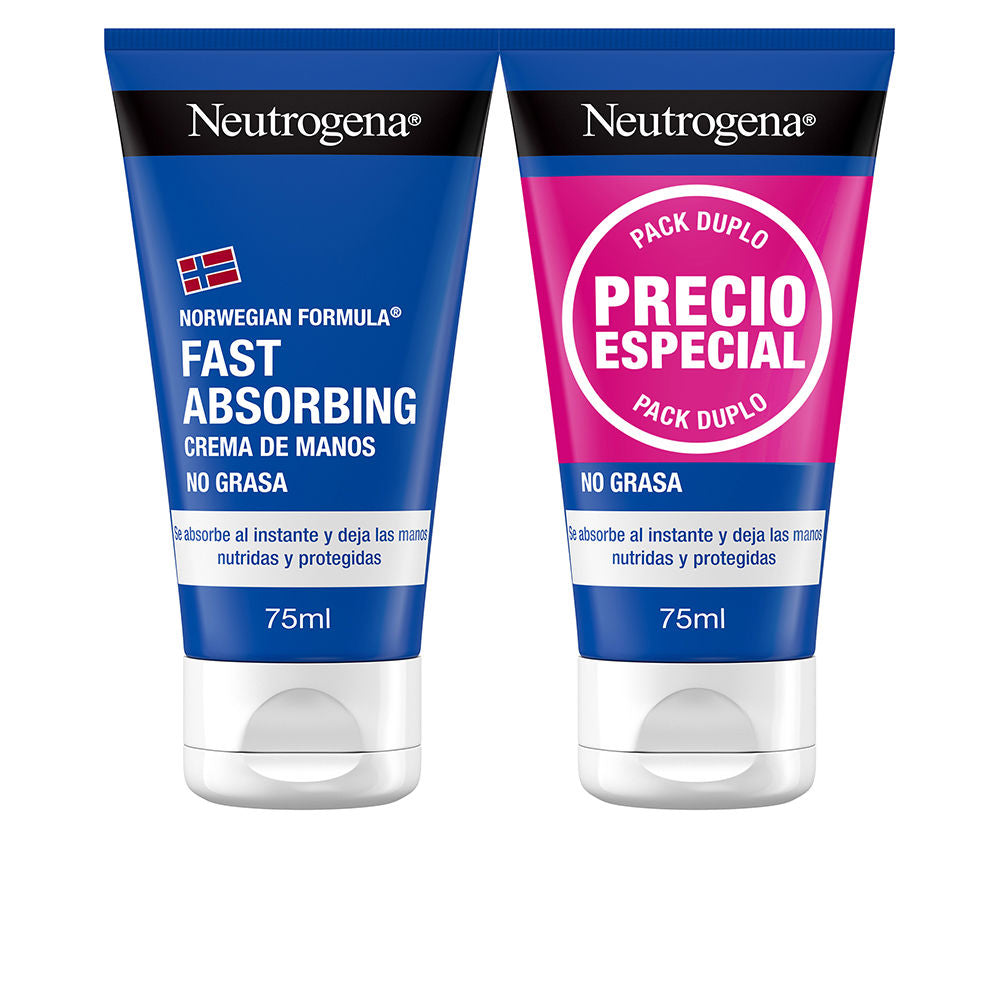 NEUTROGENA - Cosmética Corporal - CREMA DE MANOS RÁPIDA ABSORCIÓN PACK 2 x 75 ml