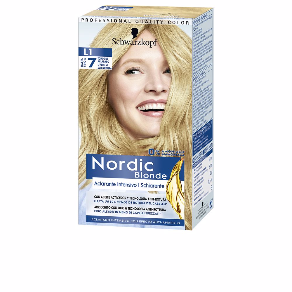 SCHWARZKOPF MASS MARKET - Cabello - NORDIC BLONDE / (2 opciones)