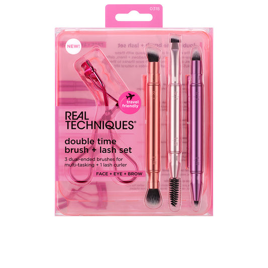 REAL TECHNIQUES - Maquillaje - DOUBLE TIME BRUSH + LAST