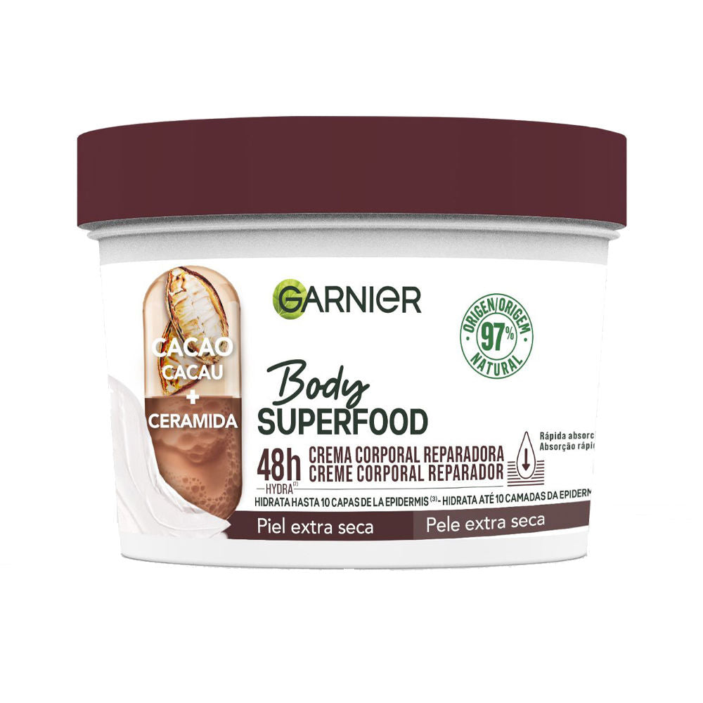 GARNIER - Cosmética Corporal - BODY SUPERFOOD crema corporal nutritiva 380 ml