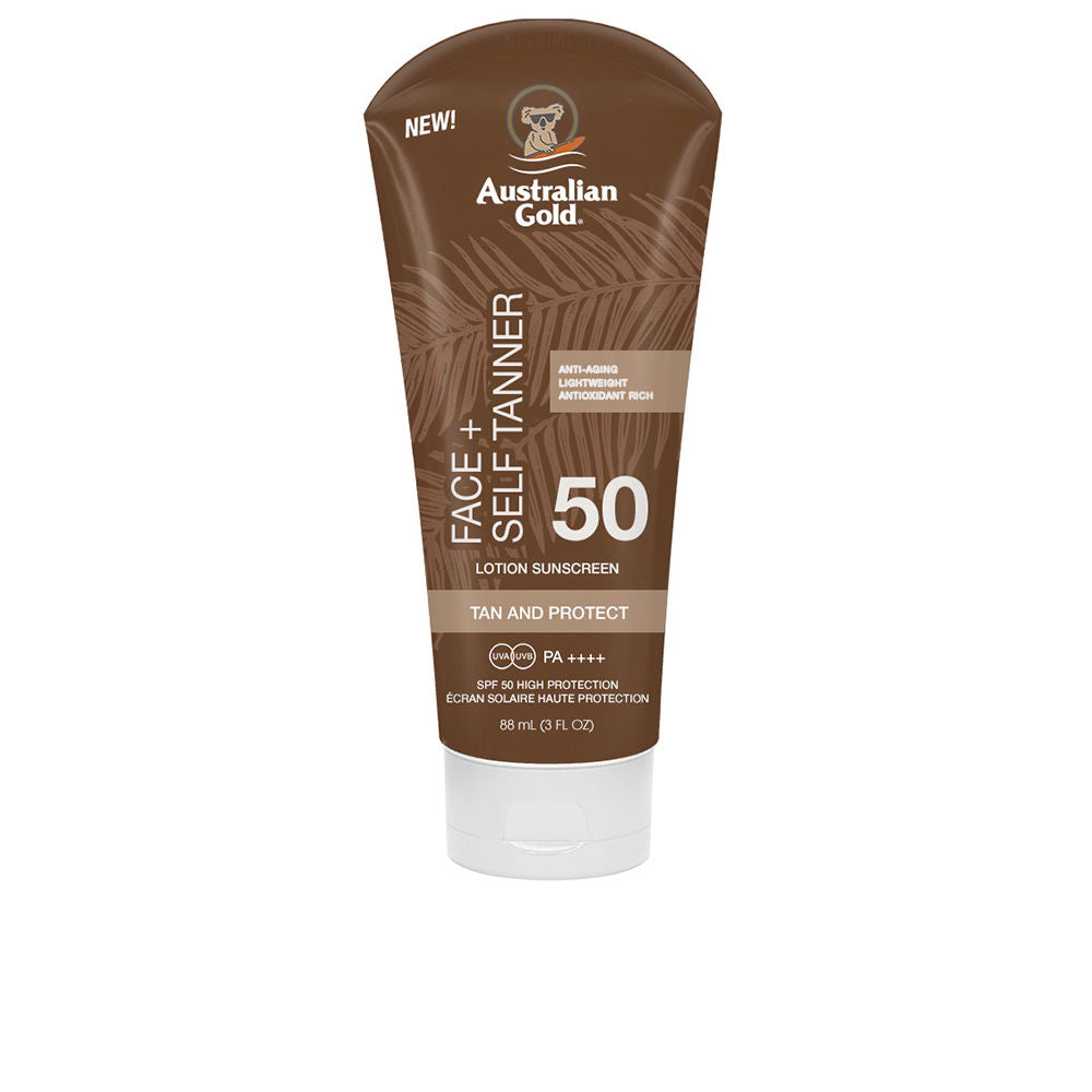 AUSTRALIAN GOLD - Solar - FACE SELF TANNER SPF50 sunscreen