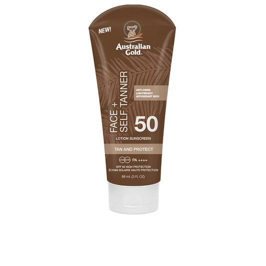 AUSTRALIAN GOLD - Solar - FACE SELF TANNER SPF50 sunscreen