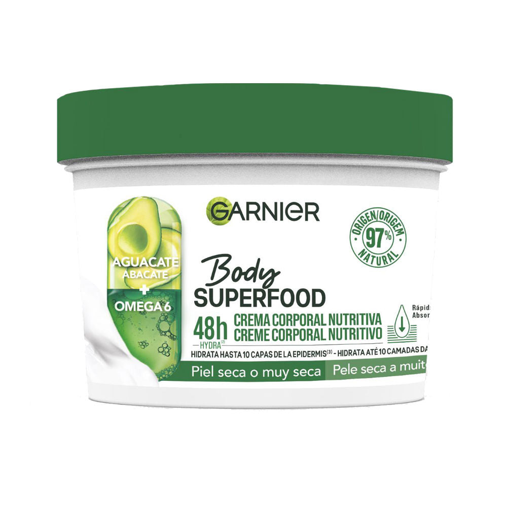 GARNIER - Cosmética Corporal - BODY SUPERFOOD crema corporal nutritiva 380 ml