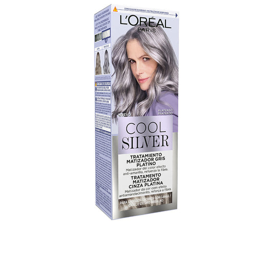 L'ORÉAL PARIS - Cabello - COOL SILVER tratamiento matizador gris platino / (3 variantes)