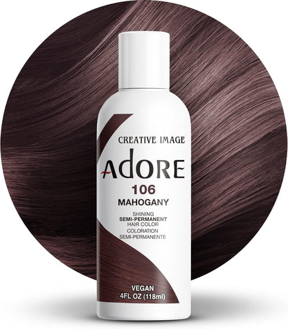Adore Shining Semi-Permanent Hair Color – Tinte semipermanente (118 ml) | Color sin amoníaco y amplia gama de tonos