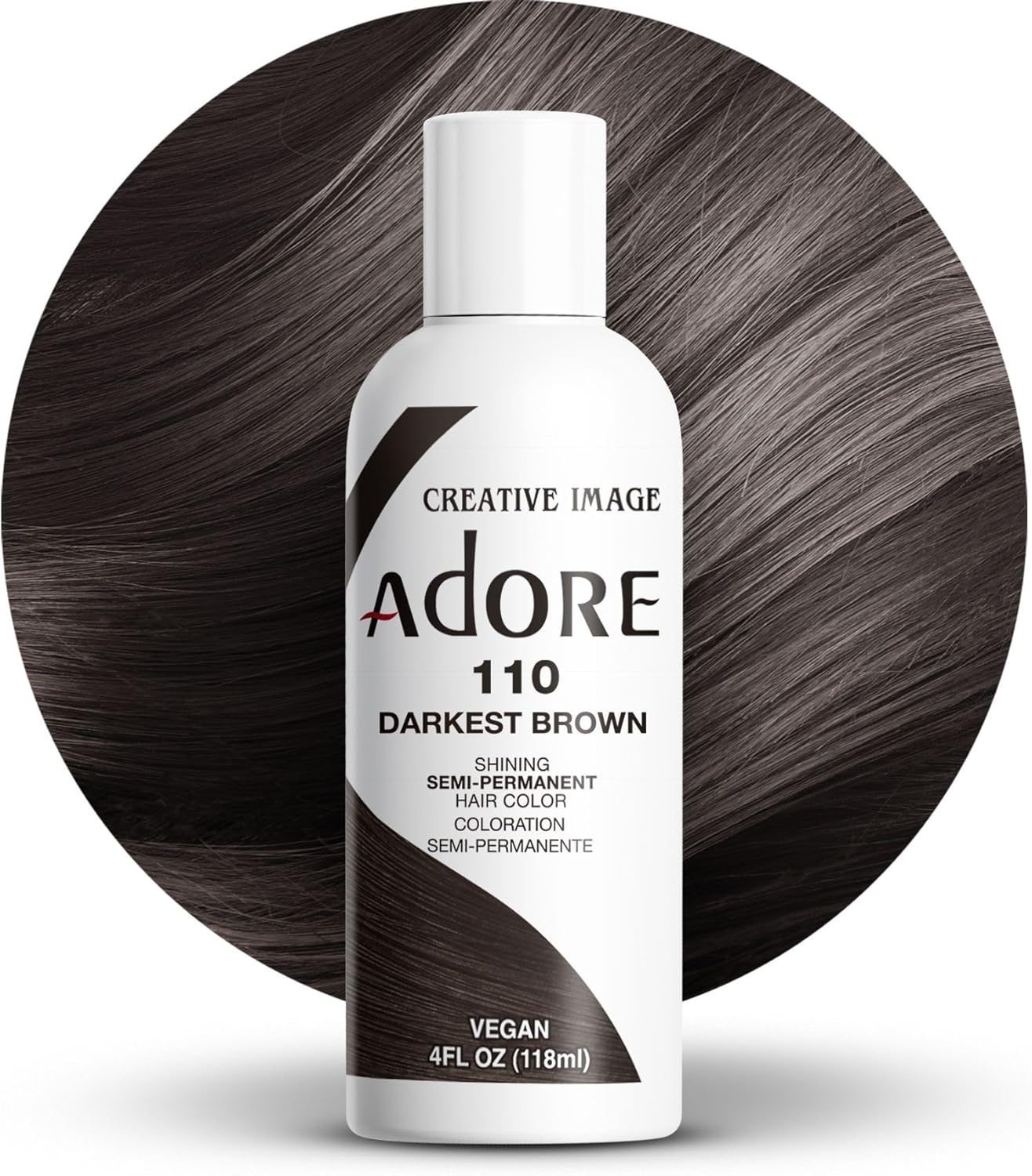 Adore Shining Semi-Permanent Hair Color – Tinte semipermanente (118 ml) | Color sin amoníaco y amplia gama de tonos