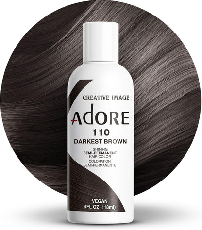 Adore Shining Semi-Permanent Hair Color – Tinte semipermanente (118 ml) | Color sin amoníaco y amplia gama de tonos