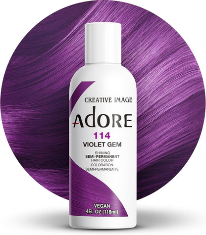 Adore Shining Semi-Permanent Hair Color – Tinte semipermanente (118 ml) | Color sin amoníaco y amplia gama de tonos