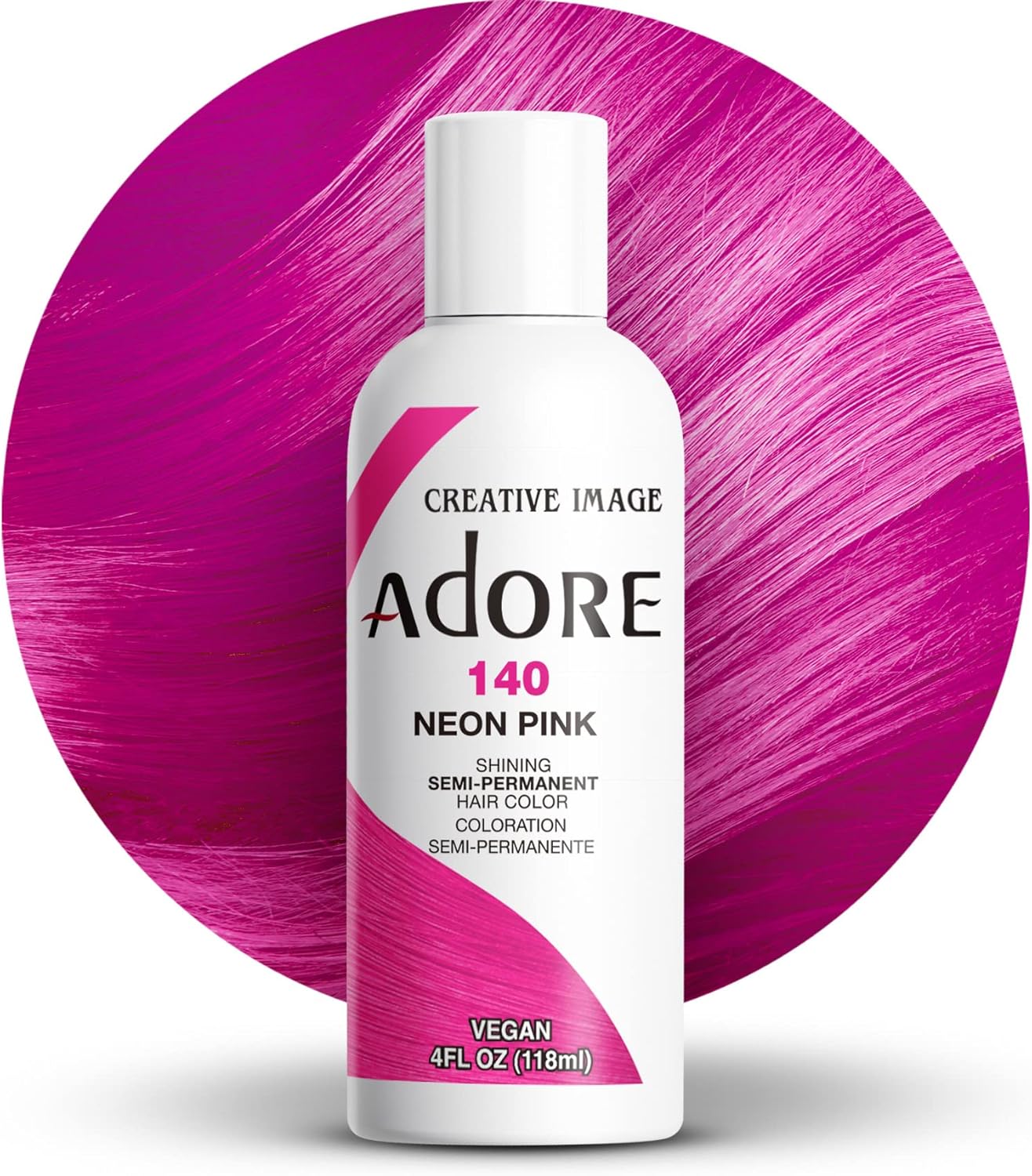Adore Shining Semi-Permanent Hair Color – Tinte semipermanente (118 ml) | Color sin amoníaco y amplia gama de tonos