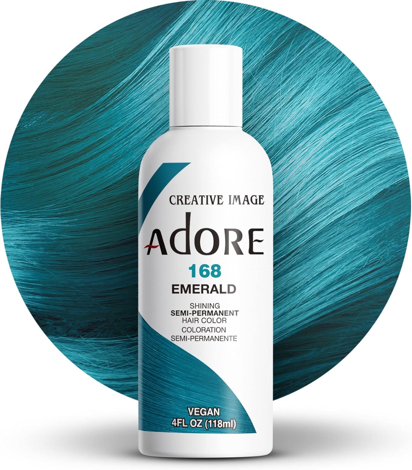 Adore Shining Semi-Permanent Hair Color – Tinte semipermanente (118 ml) | Color sin amoníaco y amplia gama de tonos