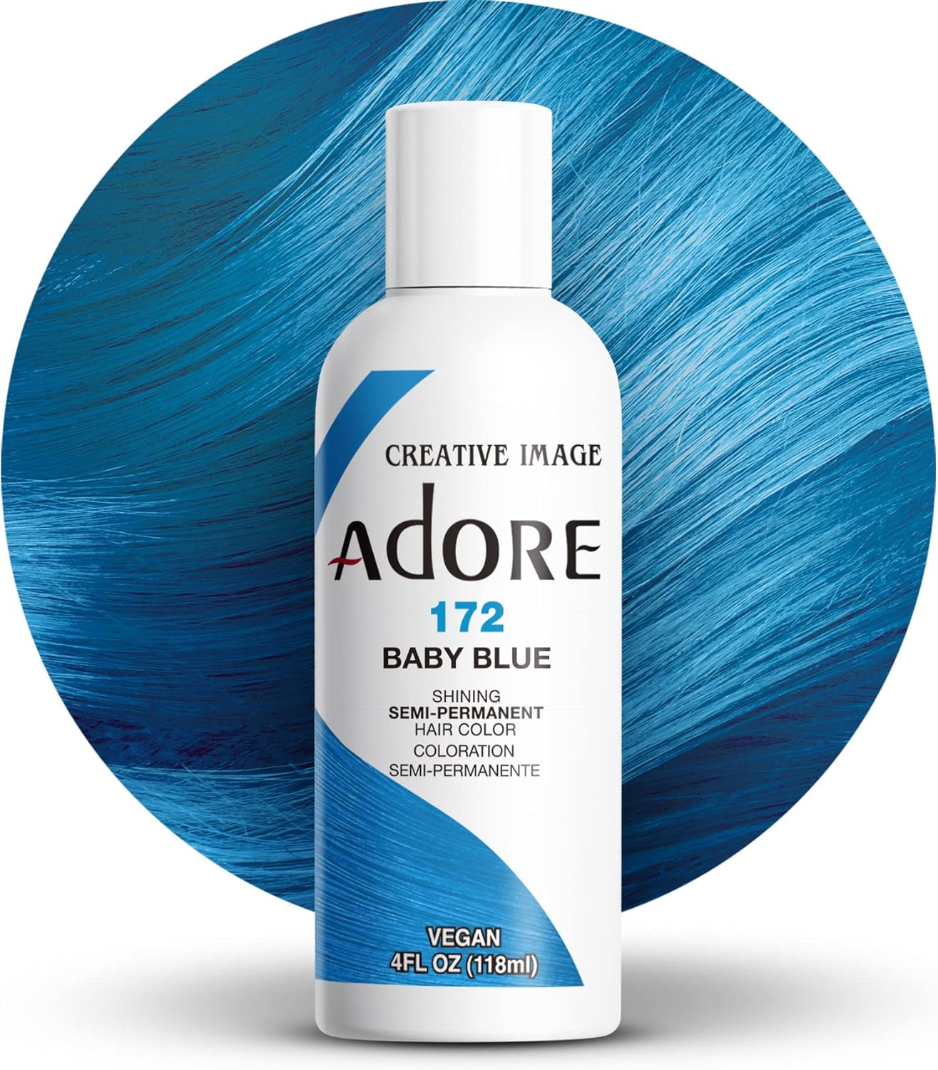 Adore Shining Semi-Permanent Hair Color – Tinte semipermanente (118 ml) | Color sin amoníaco y amplia gama de tonos