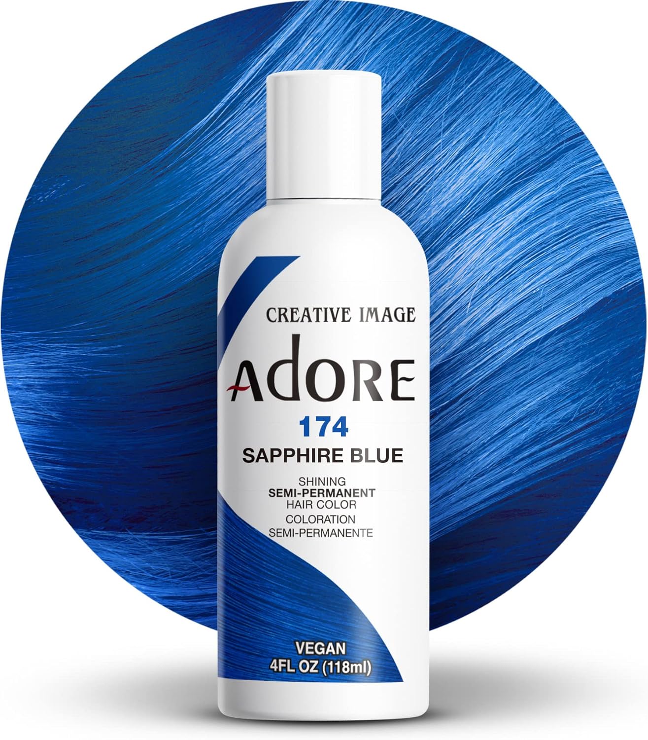 Adore Shining Semi-Permanent Hair Color – Tinte semipermanente (118 ml) | Color sin amoníaco y amplia gama de tonos