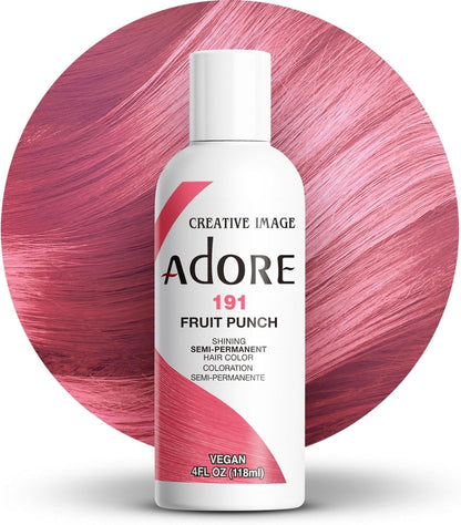 Adore Shining Semi-Permanent Hair Color – Tinte semipermanente (118 ml) | Color sin amoníaco y amplia gama de tonos