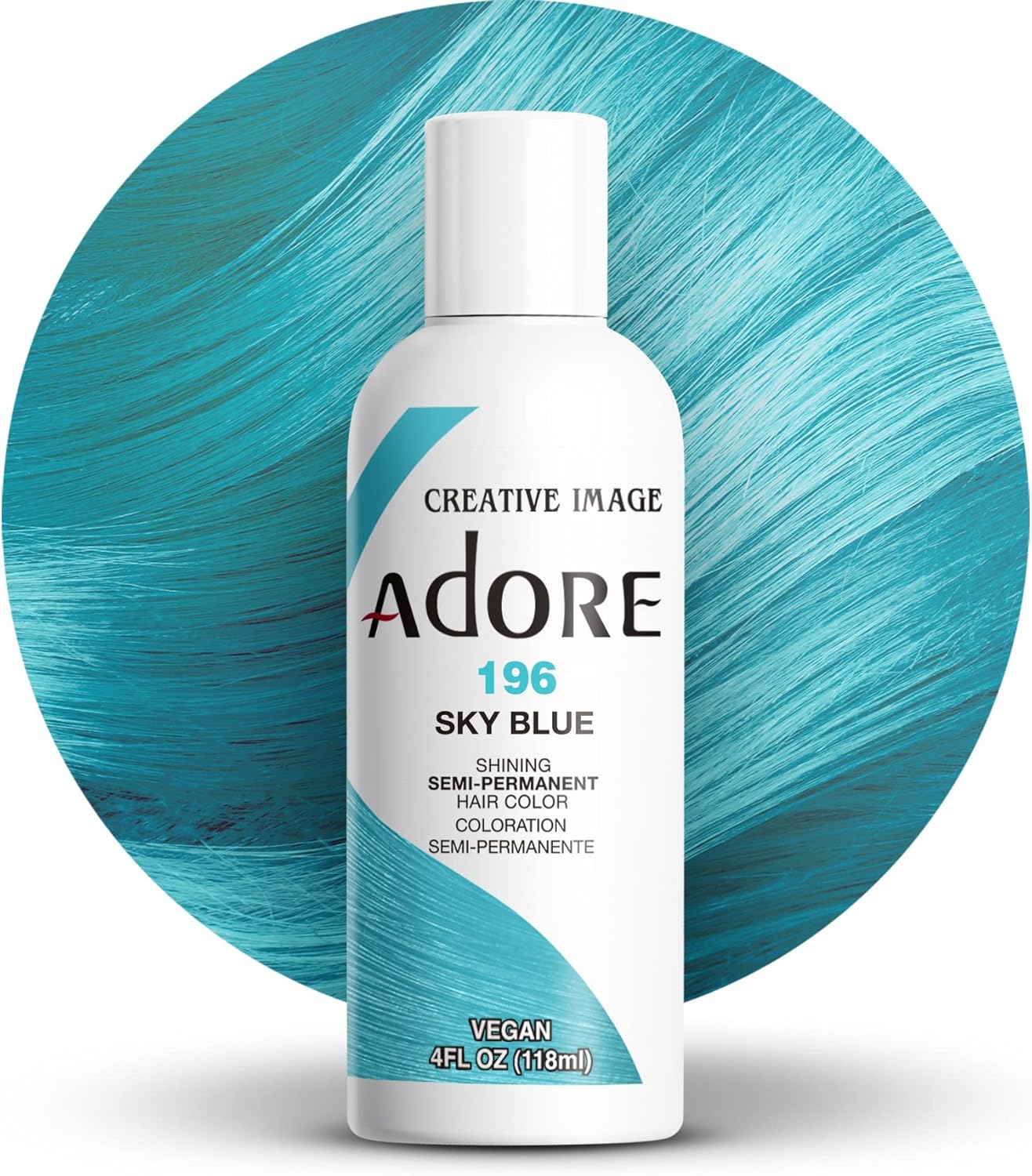 Adore Shining Semi-Permanent Hair Color – Tinte semipermanente (118 ml) | Color sin amoníaco y amplia gama de tonos