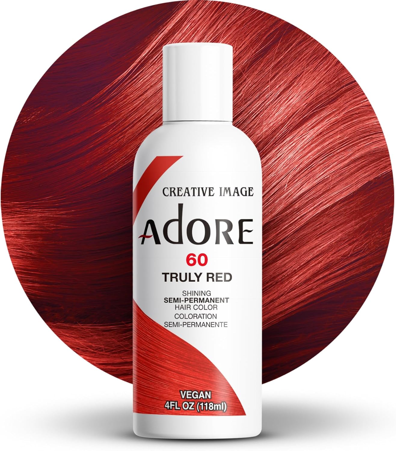 Adore Shining Semi-Permanent Hair Color – Tinte semipermanente (118 ml) | Color sin amoníaco y amplia gama de tonos